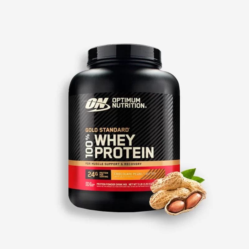 100 % WHEY GOLD STANDARD 5 LIBRAS SABOR CHOCOLATE PEANUT BUTTER - OPTIMUM NUTRITION