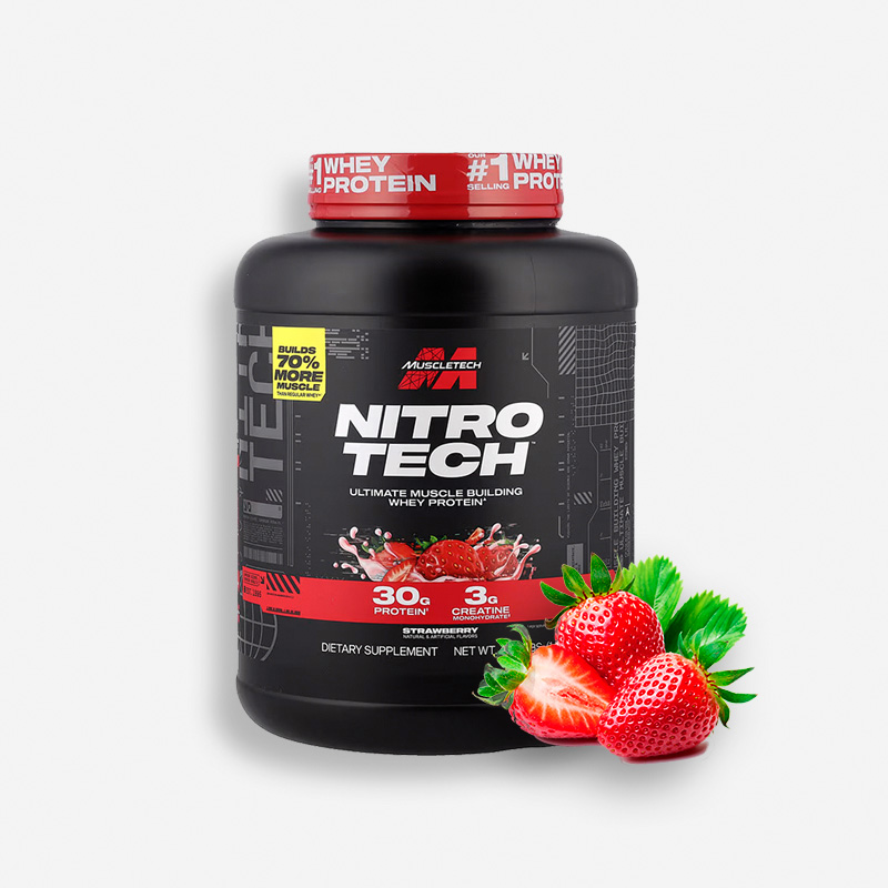 NITRO TECH 4 LIBRAS SABOR FRESA - MUSCLETECH