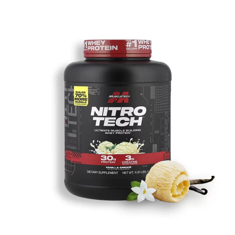 NITRO TECH 4 LIBRAS SABOR VAINILLA - MUSCLETECH
