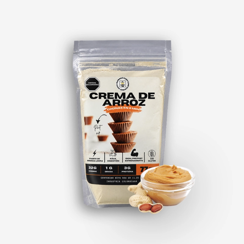 CREMA DE ARROZ PEANUT CUP 550 GRAMOS 12 SERV - ANABOLIC CREAM