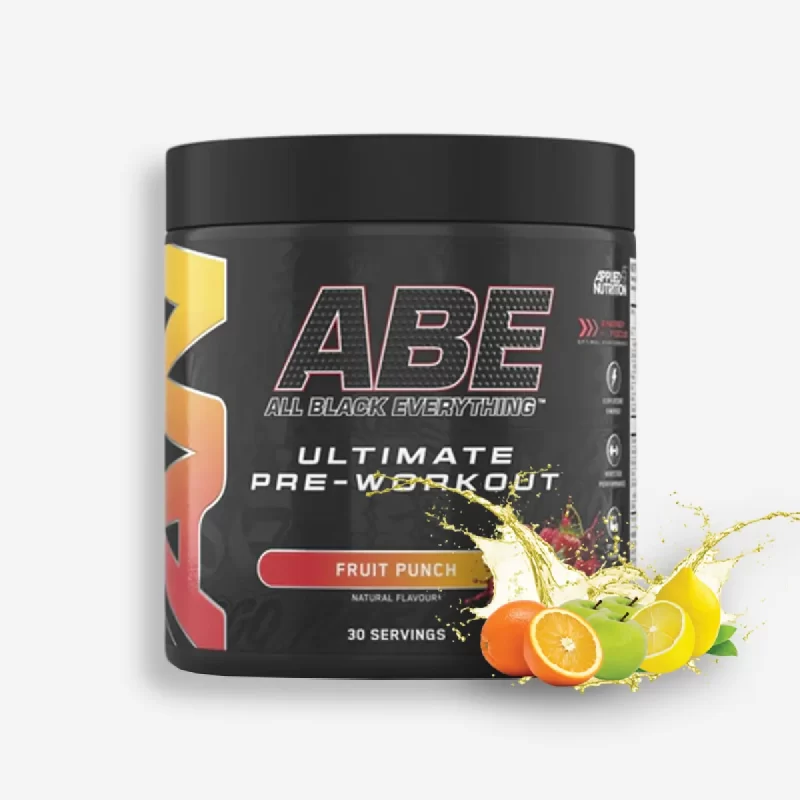ABE ULTIMATE PRE-WORKOUT 30 SERVICIOS SABOR FRUIT PUNCH - APPLIED NUTRITION