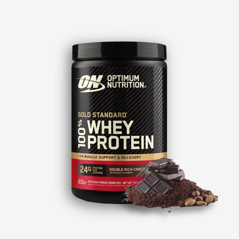 100 % WHEY GOLD STANDARD 310 GRAMOS SABOR DOUBLE RICH CHOCOLATE – OPTIMUM NUTRITION