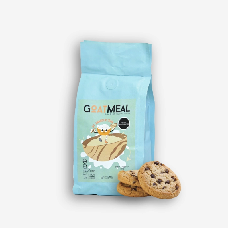 GOATMEAL HARINA DE AVENA SABOR GALLETA MANI 550 GRAMOS - ANABOLIC CREAM