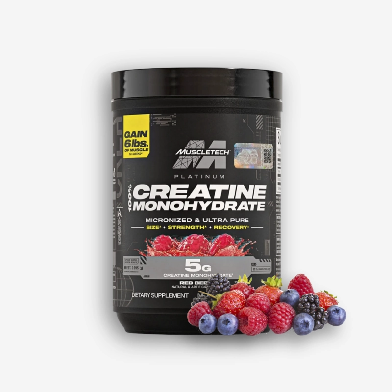 PLATINUM CREATINE 400 GRAMOS SABOR RED BERRY - MUSCLETECH