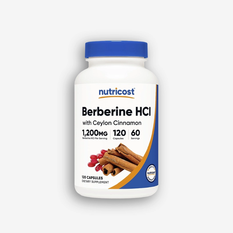 BERBERINA HCI WITH CEYLON CINNAMON 120 CAPSULAS - NUTRICOST
