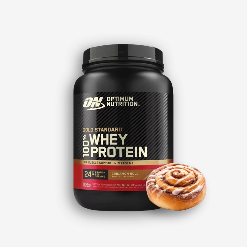 100 % WHEY GOLD STANDARD 2 LIBRAS SABOR CINNAMON ROLL – OPTIMUM NUTRITION