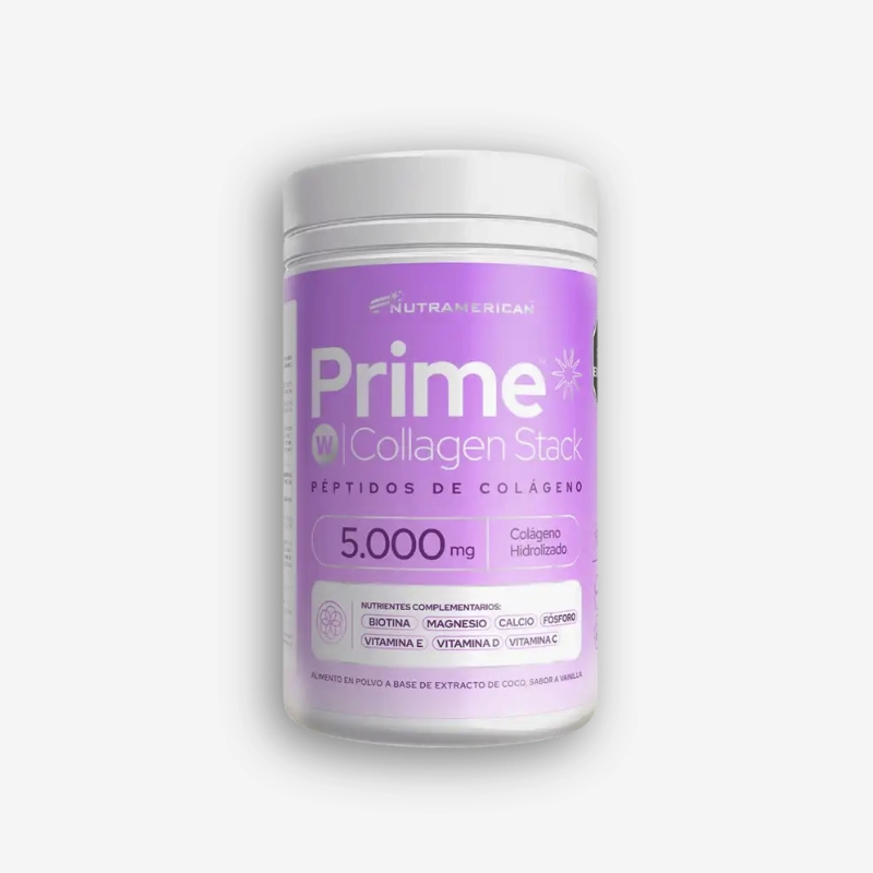 PRIME W COLLAGEN STACK 5000MG - 30 SERVICIOS - NUTRAMERICAN