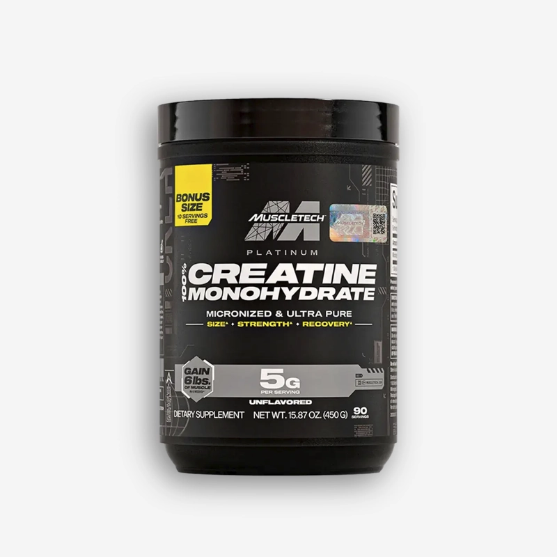 PLATINUM CREATINE 450 GRAMOS 90 SERVICIOS - MUSCLETECH