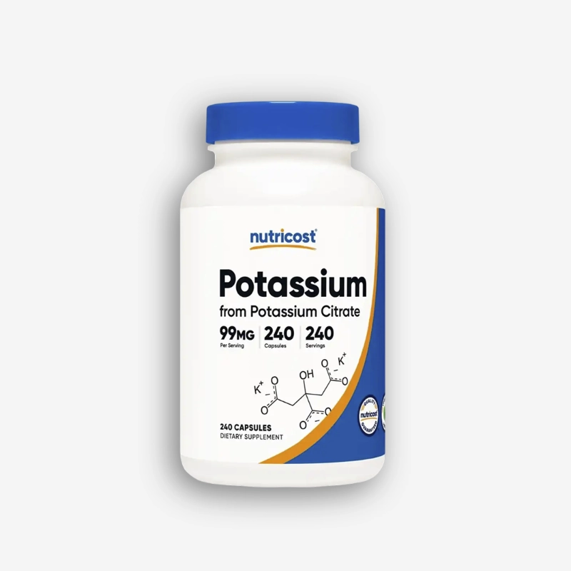 POTASIO CITRATO 240 CAPSULAS - NUTRICOST