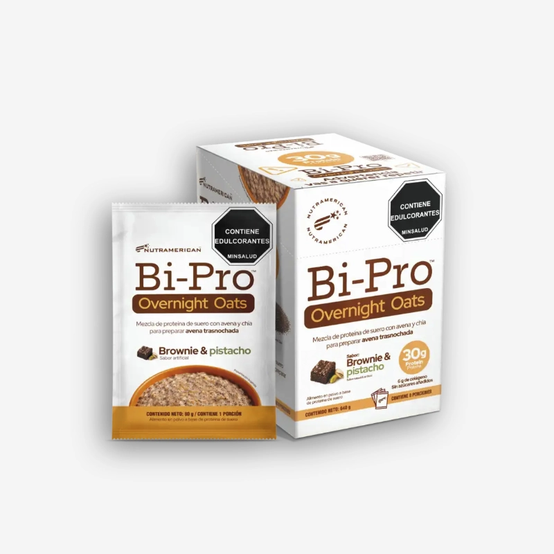 CAJA BIPRO MINII BROWNIE X8 UNIDADES - NUTRAMERICAN