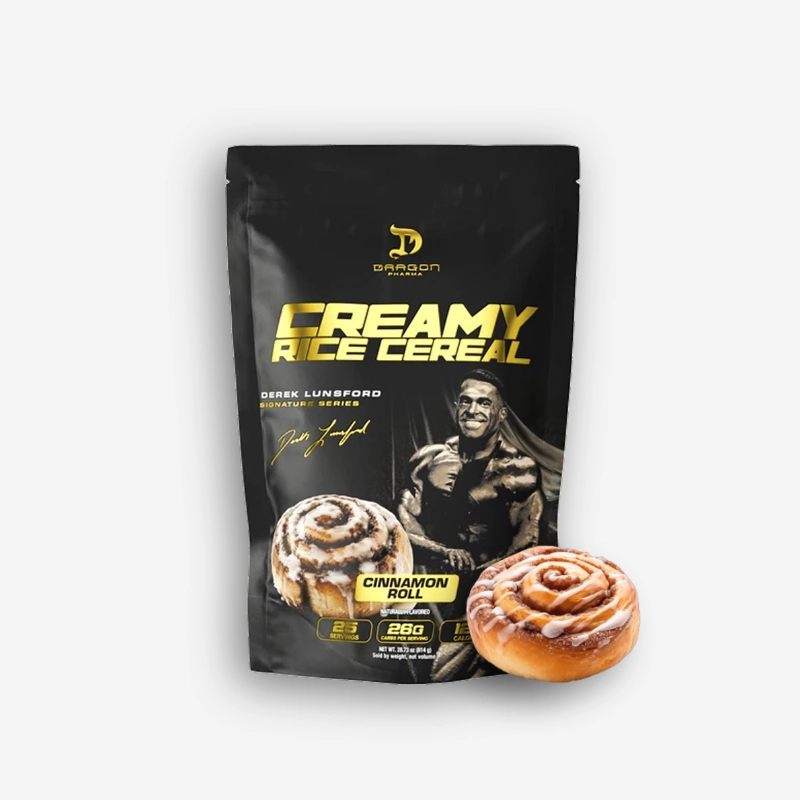 CREAMY RICE CEREAL 25 SERVICIOS SABOR CINNAMON ROLL - DRAGON PHARMA